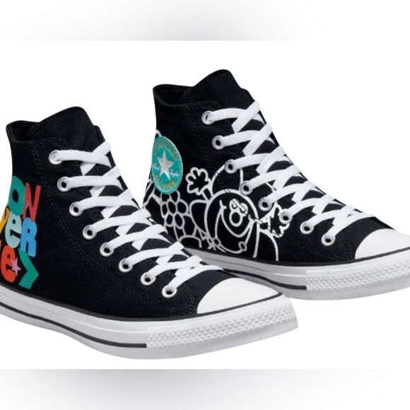 Converse Chuck Taylor All Star High 'Happy Faces' 172864F - Men’s 5.5/W7.5 - Picture 1 of 9